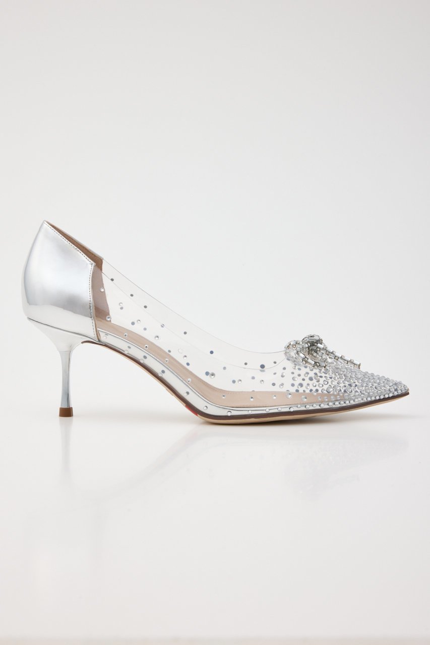 【スタッカート/STACCATO】のドルチェクリアリボンパンプス 人気、トレンドファッション・服の通販 founy(ファニー) 　ファッション　Fashion　レディースファッション　Fashion for Women　シルバー　Silver, Metallic Silver　ストーン　Stone, Gem-Like　リボン　Ribbon, Bow　夏　Summer　春　Spring　S/S・春夏　SS, Spring/Summer, Warm Season　other-4|ID: prp329100004390374 ipo3291000000035058720