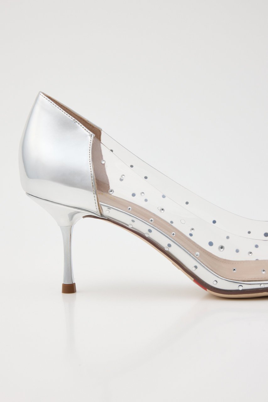 【スタッカート/STACCATO】のドルチェクリアリボンパンプス 人気、トレンドファッション・服の通販 founy(ファニー) 　ファッション　Fashion　レディースファッション　Fashion for Women　シルバー　Silver, Metallic Silver　ストーン　Stone, Gem-Like　リボン　Ribbon, Bow　夏　Summer　春　Spring　S/S・春夏　SS, Spring/Summer, Warm Season　other-6|ID: prp329100004390374 ipo3291000000035058722