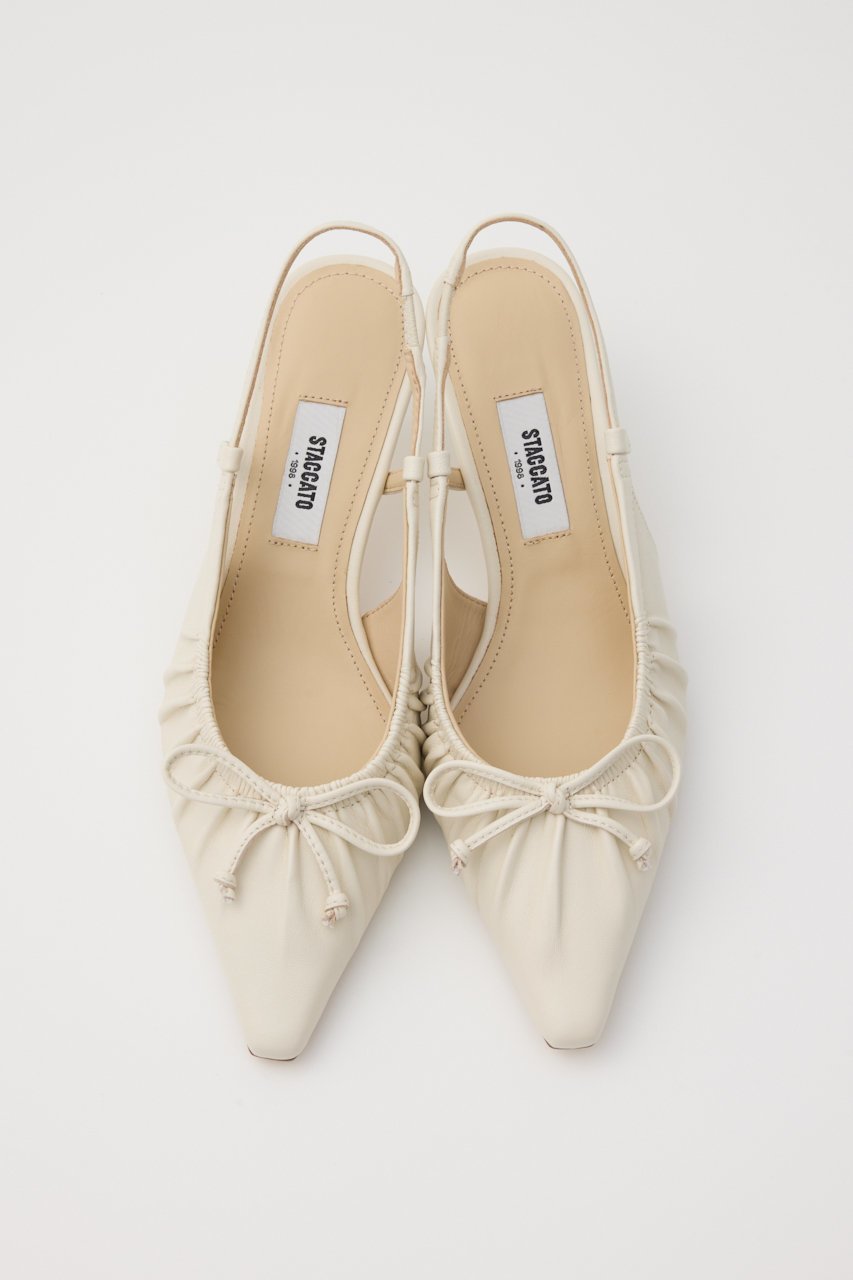 【スタッカート/STACCATO】のソフティギャザーオープンパンプス 人気、トレンドファッション・服の通販 founy(ファニー) 　ファッション　Fashion　レディースファッション　Fashion for Women　ギャザー　Gathered, Ruffled　スタイリッシュ　Stylish, Fashionable　other-3|ID: prp329100004390376 ipo3291000000034939295