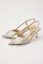 【スタッカート/STACCATO】のグリッターメッシュリボンパンプス ゴールド|ID: prp329100004390379 ipo3291000000035059707