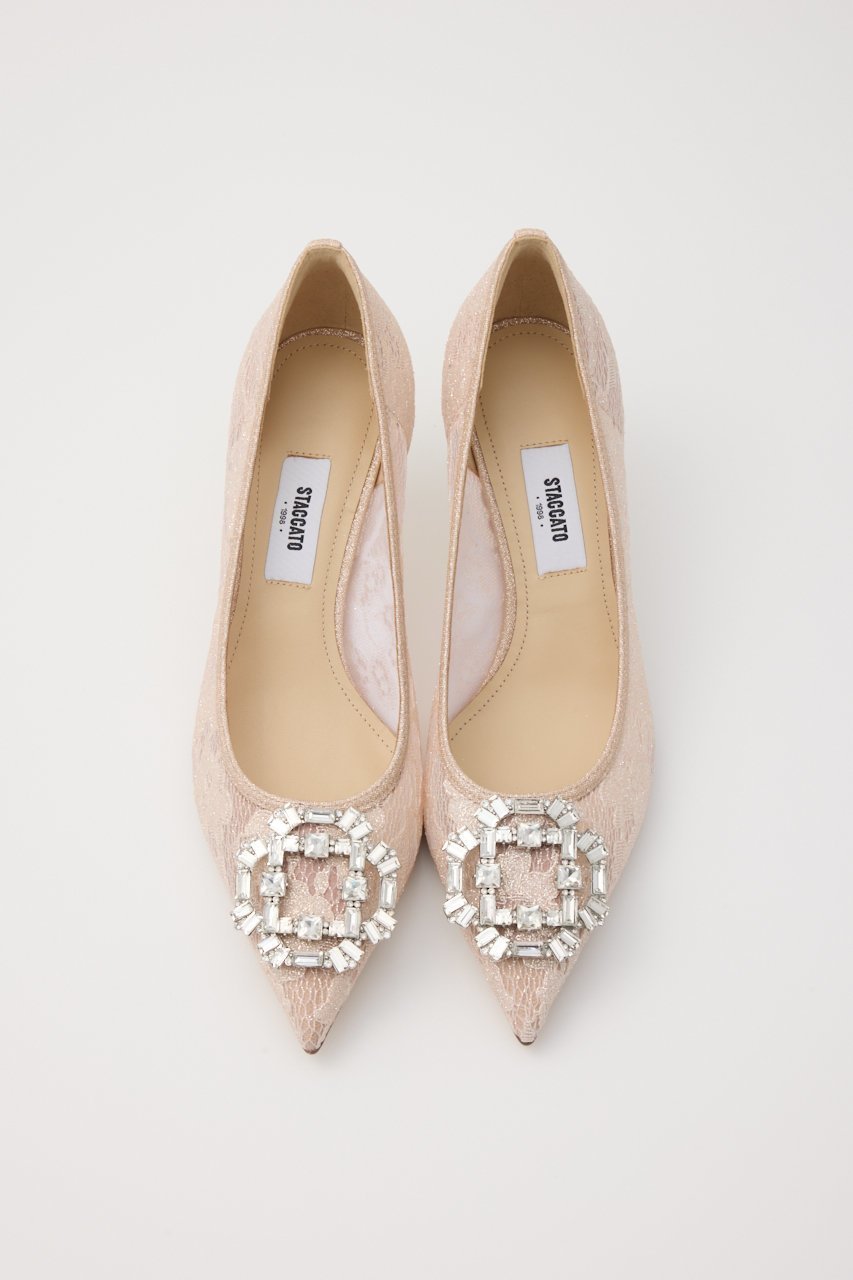 【スタッカート/STACCATO】のクルスタルレーシーパンプス 人気、トレンドファッション・服の通販 founy(ファニー) 　ファッション　Fashion　レディースファッション　Fashion for Women　クリスタル　Crystal, Swarovski　レース　Lace, Lace Fabric　other-3|ID: prp329100004390381 ipo3291000000034939586