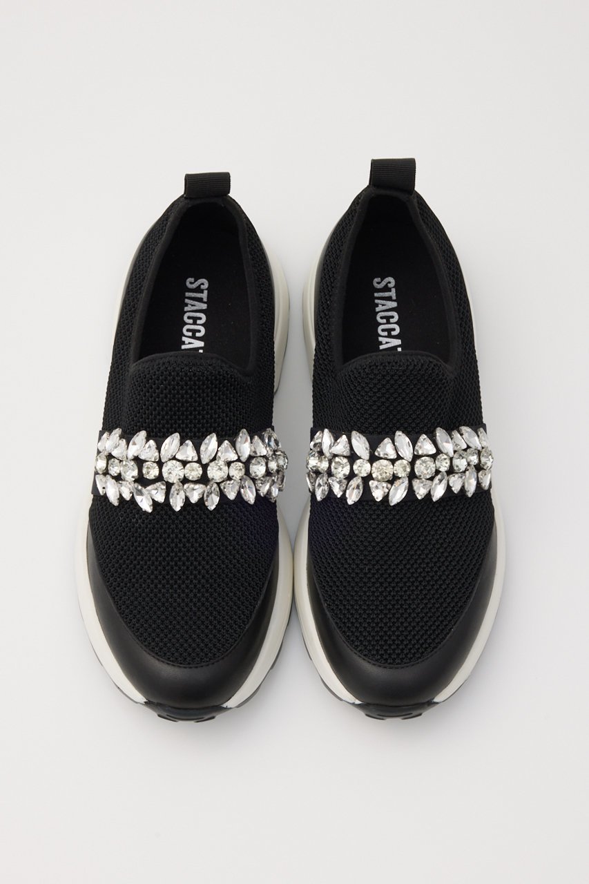 【スタッカート/STACCATO】のピースビジュースリッポン 人気、トレンドファッション・服の通販 founy(ファニー) 　ファッション　Fashion　レディースファッション　Fashion for Women　ストーン　Stone, Gem-Like　スニーカー　Sneakers, Trainers　ビジュー　Bijou, Jewel-like Accent　other-3|ID: prp329100004390382 ipo3291000000034939723