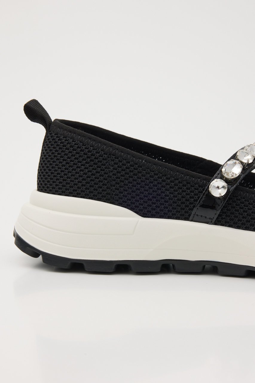 【スタッカート/STACCATO】のメリージェーンコンビスリッポン 人気、トレンドファッション・服の通販 founy(ファニー) 　ファッション　Fashion　レディースファッション　Fashion for Women　クリスタル　Crystal, Swarovski　ストーン　Stone, Gem-Like　スニーカー　Sneakers, Trainers　スリッポン　Slip-On, Loafer　ソックス　Socks, Hosiery　リボン　Ribbon, Bow　other-6|ID: prp329100004390383 ipo3291000000035059135