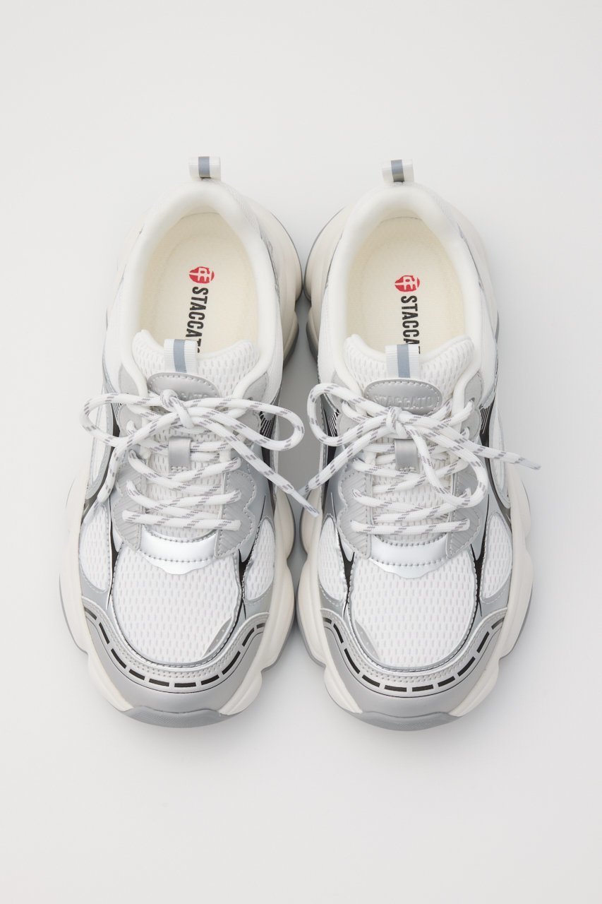 【スタッカート/STACCATO】のメルローボリュームナッツスニーカー 人気、トレンドファッション・服の通販 founy(ファニー) 　ファッション　Fashion　レディースファッション　Fashion for Women　インソール　Shoe Insole　スニーカー　Sneakers, Trainers　フェミニン　Feminine, Girly　ベーシック　Basic, Essential　メッシュ　Mesh, Net Fabric　厚底　Platform Shoes　軽量　Lightweight, Ultra Light　other-3|ID: prp329100004390386 ipo3291000000035059228