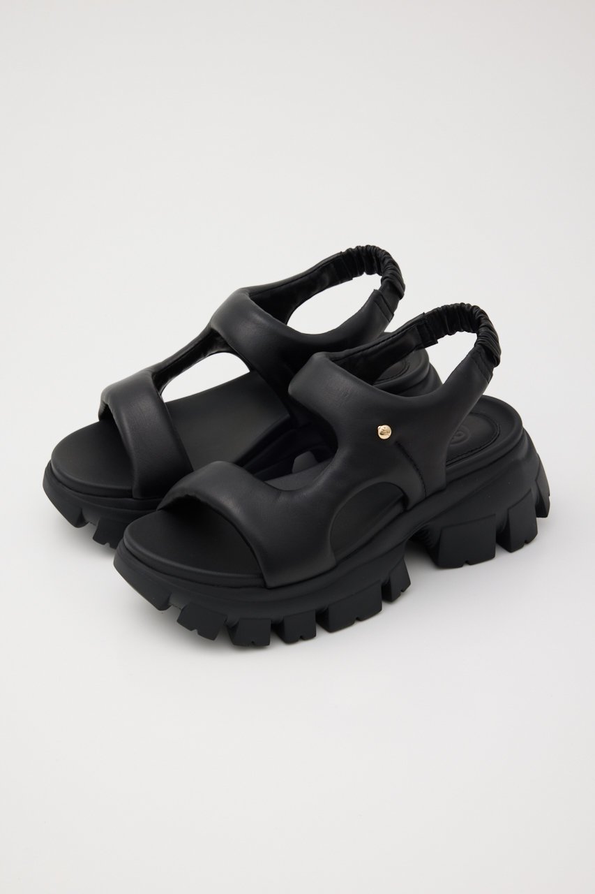 【スタッカート/STACCATO】のパテッドラギッドソールサンダル 人気、トレンドファッション・服の通販 founy(ファニー) 　ファッション　Fashion　レディースファッション　Fashion for Women　おすすめ　Recommended / Our Picks　サンダル　Sandals, Summer Shoes　スポーツ　Sports, Activewear　ソックス　Socks, Hosiery　フィット　Fit, Slim Fit　フォルム　Silhouette, Form　人気　Popular, Best Seller　再入荷　Restock / Back in Stock　定番　Standard, Basic Item　 other-1|ID: prp329100004390388 ipo3291000000034939729