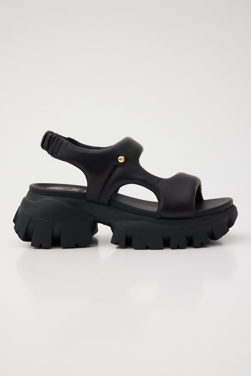 【スタッカート/STACCATO】のパテッドラギッドソールサンダル 人気、トレンドファッション・服の通販 founy(ファニー) 　ファッション　Fashion　レディースファッション　Fashion for Women　おすすめ　Recommended / Our Picks　サンダル　Sandals, Summer Shoes　スポーツ　Sports, Activewear　ソックス　Socks, Hosiery　フィット　Fit, Slim Fit　フォルム　Silhouette, Form　人気　Popular, Best Seller　再入荷　Restock / Back in Stock　定番　Standard, Basic Item　other-4|ID: prp329100004390388 ipo3291000000034939733