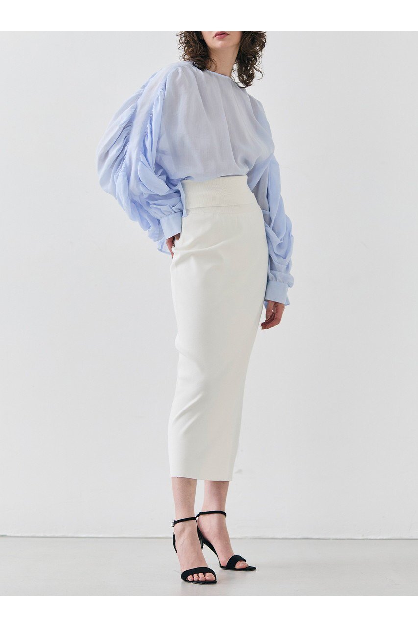 【ベイジ,/BEIGE,】のPAULINE(ポリーヌ)/タックギャザーリネンボリュームブラウス 人気、トレンドファッション・服の通販 founy(ファニー) 　ファッション　Fashion　レディースファッション　WOMEN　トップス・カットソー　Tops/Tshirt　シャツ/ブラウス　Shirts/Blouses　エアリー　Airy　ギャザー　Gather　シンプル　Simple　スラックス　Slacks　スリーブ　Sleeve　デニム　Denim　フェミニン　Feminine　リネン　Linen　ロング　Long　other-6|ID: prp329100004390394 ipo3291000000031632120