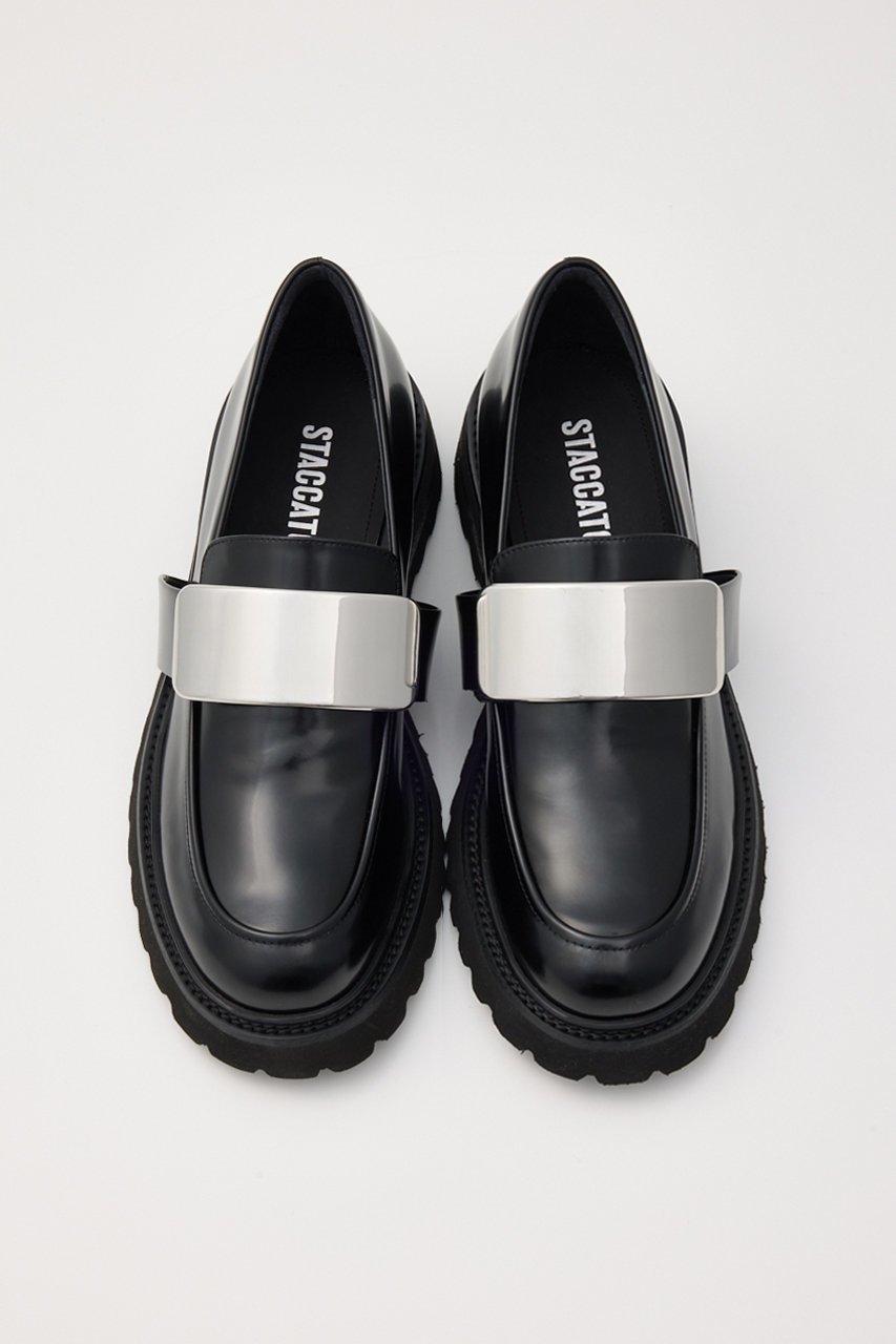 【スタッカート/STACCATO】の2WAYベルトローファー 人気、トレンドファッション・服の通販 founy(ファニー) 　ファッション　Fashion　レディースファッション　Fashion for Women　ベルト&ウエストマーク　Belts & Waist Accessories　シューズ　Shoes, Footwear　シルバー　Silver, Metallic Silver　ドレス　Dress, One-Piece　フラット　Flat, Flat Shoes　プレート　Plate, Dish　other-3|ID: prp329100004390397 ipo3291000000032804295