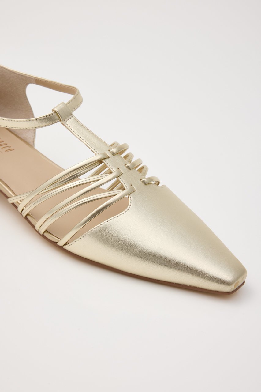 【スタッカート/STACCATO】のTストラップフィッシュボーンシューズ 人気、トレンドファッション・服の通販 founy(ファニー) 　ファッション　Fashion　レディースファッション　Fashion for Women　おすすめ　Recommended / Our Picks　サンダル　Sandals, Summer Shoes　シューズ　Shoes, Footwear　シンプル　Simple, Minimal　トレンド　Trend, Trending Now　フラット　Flat, Flat Shoes　エレガント 上品　Elegant　今季　This Season, Current Season　other-7|ID: prp329100004390400 ipo3291000000032860752