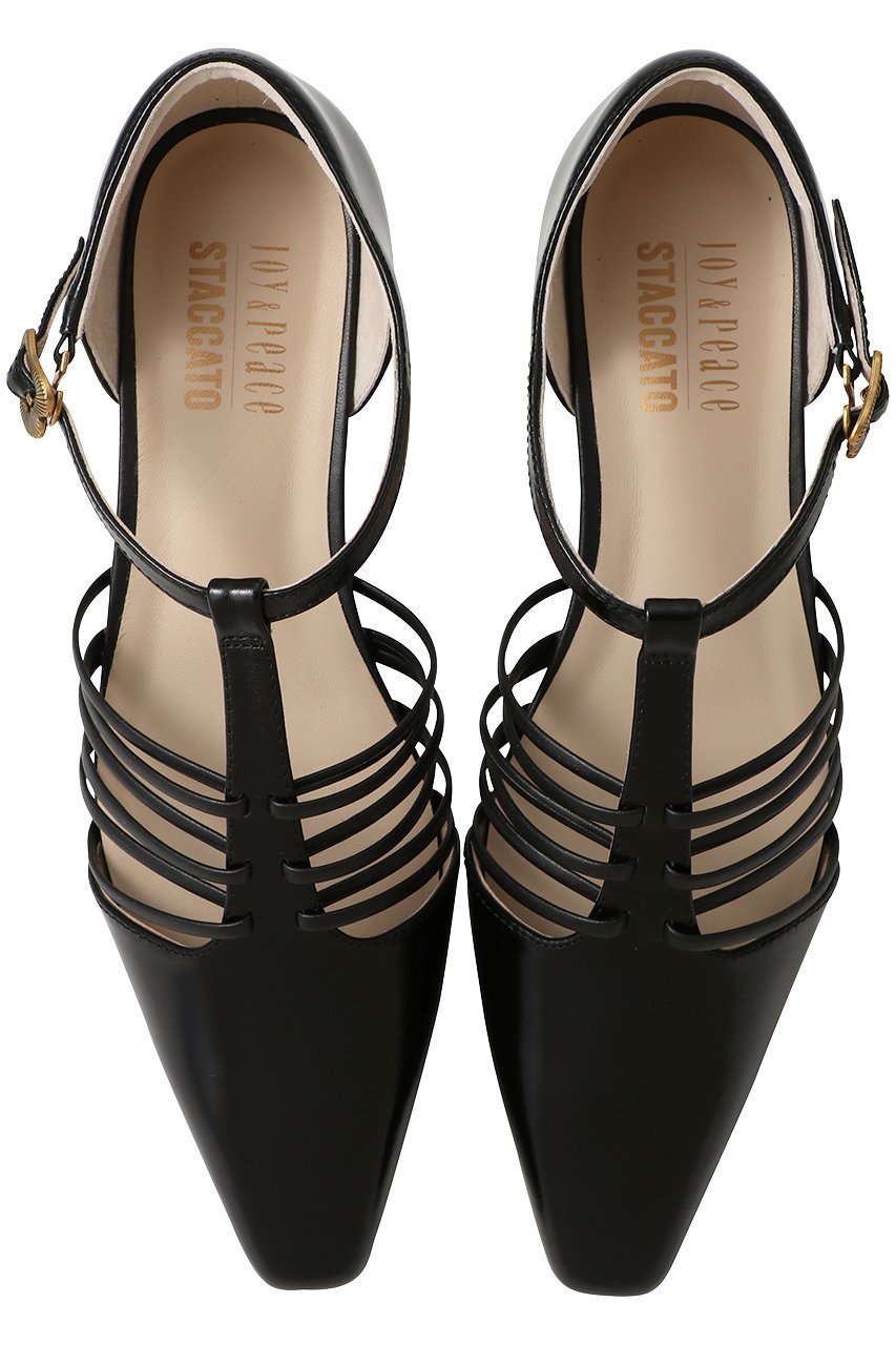 【スタッカート/STACCATO】のTストラップフィッシュボーンシューズ 人気、トレンドファッション・服の通販 founy(ファニー) 　ファッション　Fashion　レディースファッション　Fashion for Women　おすすめ　Recommended / Our Picks　サンダル　Sandals, Summer Shoes　シューズ　Shoes, Footwear　シンプル　Simple, Minimal　トレンド　Trend, Trending Now　フラット　Flat, Flat Shoes　エレガント 上品　Elegant　今季　This Season, Current Season　 other-1|ID: prp329100004390400 ipo3291000000034940134