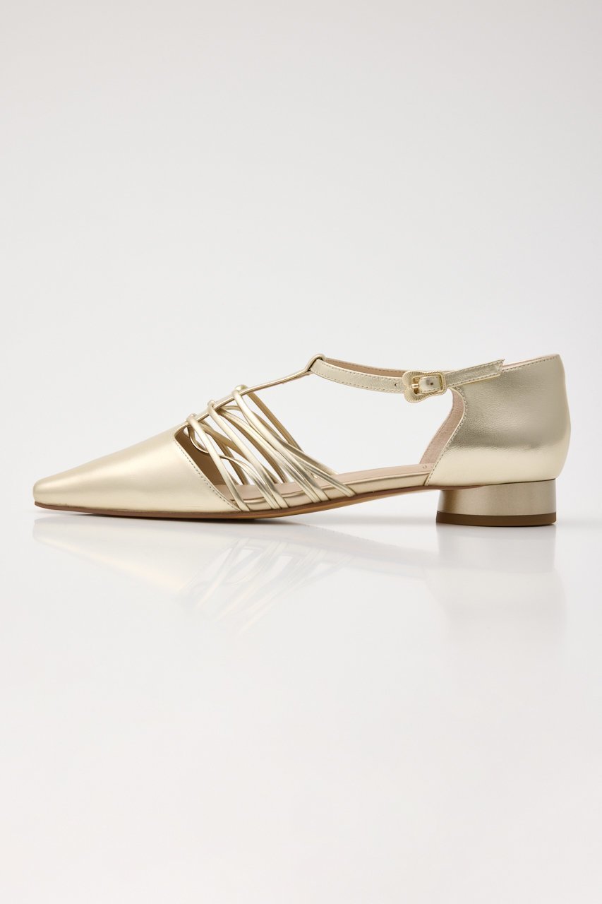 【スタッカート/STACCATO】のTストラップフィッシュボーンシューズ 人気、トレンドファッション・服の通販 founy(ファニー) 　ファッション　Fashion　レディースファッション　Fashion for Women　おすすめ　Recommended / Our Picks　サンダル　Sandals, Summer Shoes　シューズ　Shoes, Footwear　シンプル　Simple, Minimal　トレンド　Trend, Trending Now　フラット　Flat, Flat Shoes　エレガント 上品　Elegant　今季　This Season, Current Season　other-2|ID: prp329100004390400 ipo3291000000034940137