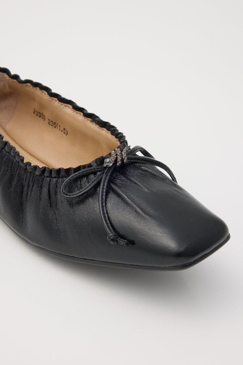 【スタッカート/STACCATO】のスネークラップギャザーバレエシューズ 人気、トレンドファッション・服の通販 founy(ファニー) 　ファッション　Fashion　レディースファッション　WOMEN　インソール　Insole　シャーリング　Shirring　シューズ　Shoes　ジュエリー　Jewelry　バレエ　Ballet　フィット　Fit　フラット　Flat　モチーフ　Motif　リボン　Ribbon　再入荷　Restock/Back In Stock/Re Arrival　other-7|ID: prp329100004390404 ipo3291000000031332243