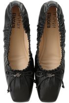 【スタッカート/STACCATO】のスネークラップギャザーバレエシューズ ブラック|ID: prp329100004390404 ipo3291000000035059683