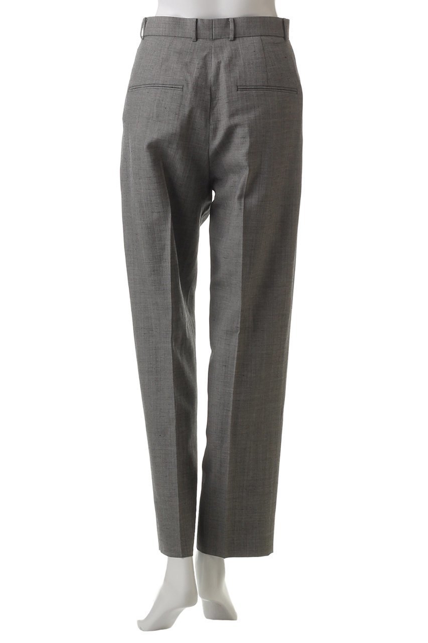 【エイトン/ATON】のWOOL LINEN SHARKSKIN テーパード タックパンツ 人気、トレンドファッション・服の通販 founy(ファニー) 　ファッション　Fashion　レディースファッション　Fashion for Women　パンツ　Pants & Trousers　センター　Center, Center Line　テーパード　Tapered, Tapered Pants　リネン　Linen, Linen Fabric　ロング　Long, Long-Length　other-4|ID: prp329100004391769 ipo3291000000032917419