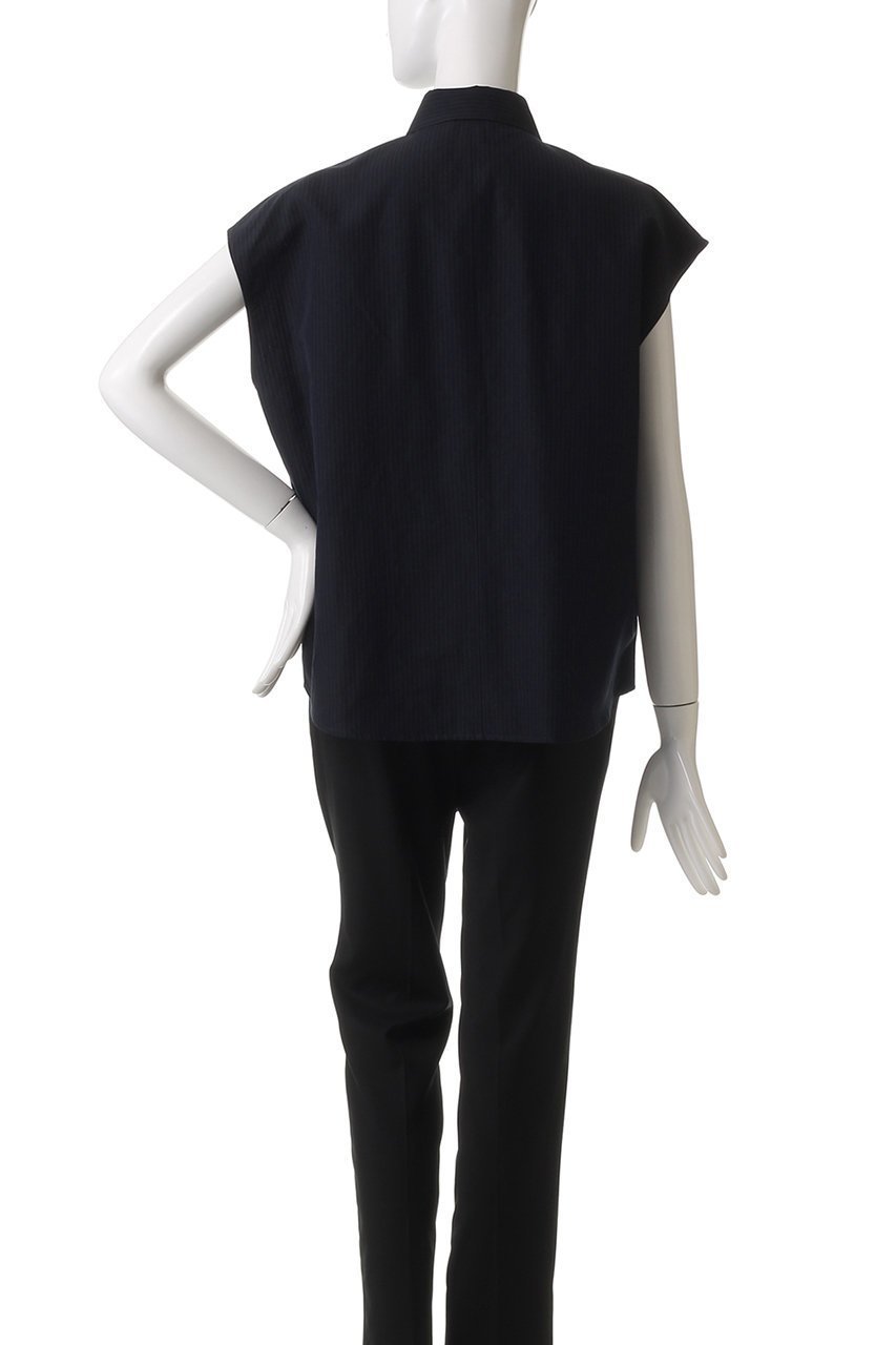 【エイトン/ATON】のSILK LINEN SHANTUNG シャツベスト 人気、トレンドファッション・服の通販 founy(ファニー) 　ファッション　Fashion　レディースファッション　Fashion for Women　アウター　Coat / Outerwear Collection　トップス・カットソー　Cut & Sew Tops　キャミソール&ノースリーブ　Camisoles & Sleeveless Tops　シャツ・ブラウス・オフィスカジュアル　Elegant Blouses & Button-Ups　ベスト&ジレ / 重ね着スタイル　Vests & Gilets　シャンタン　Shantung, Silk-Like Fabric　シルク　Silk, 100% Silk　スリーブ　Sleeve, Long Sleeve / Short Sleeve　ノースリーブ　Sleeveless, No-Sleeve　フレンチ　French, French Style　フロント　Front, Front Design　ベスト　Vest, Waistcoat　リネン　Linen, Linen Fabric　other-4|ID: prp329100004391771 ipo3291000000032861913