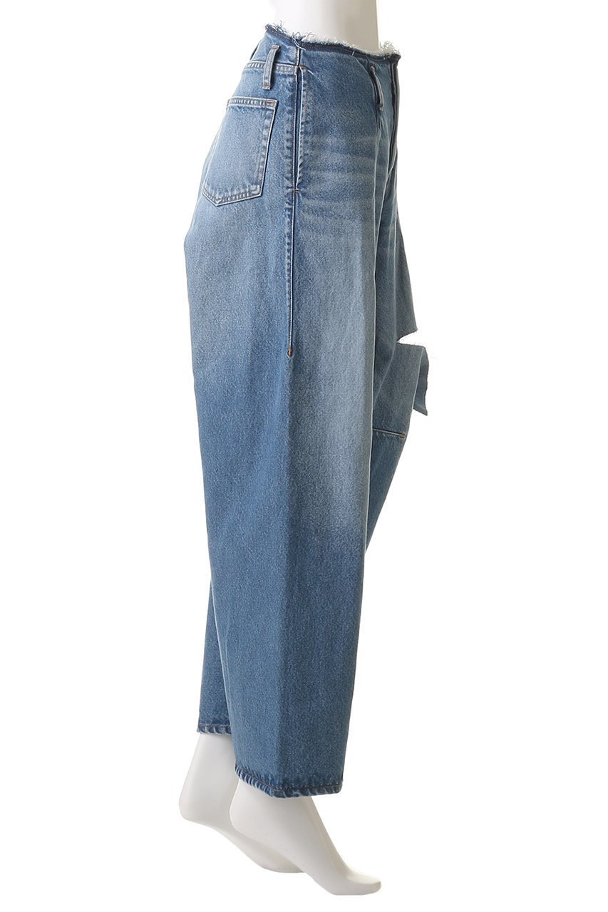 【チノ/CINOH】のデニムダメージワイドパンツ 人気、トレンドファッション・服の通販 founy(ファニー) 　ファッション　Fashion　レディースファッション　Fashion for Women　パンツ　Pants & Trousers　デニムパンツ・ジーンズ・美脚デニム　Denim Jeans & Pants　クロップド　Cropped, Short Length　ダメージ　Distressed, Destroyed　デニム　Denim, Jeans Material　ビッグ　Big, Oversized　ワイド　Wide, Wide Fit　other-3|ID: prp329100004391775 ipo3291000000032917533