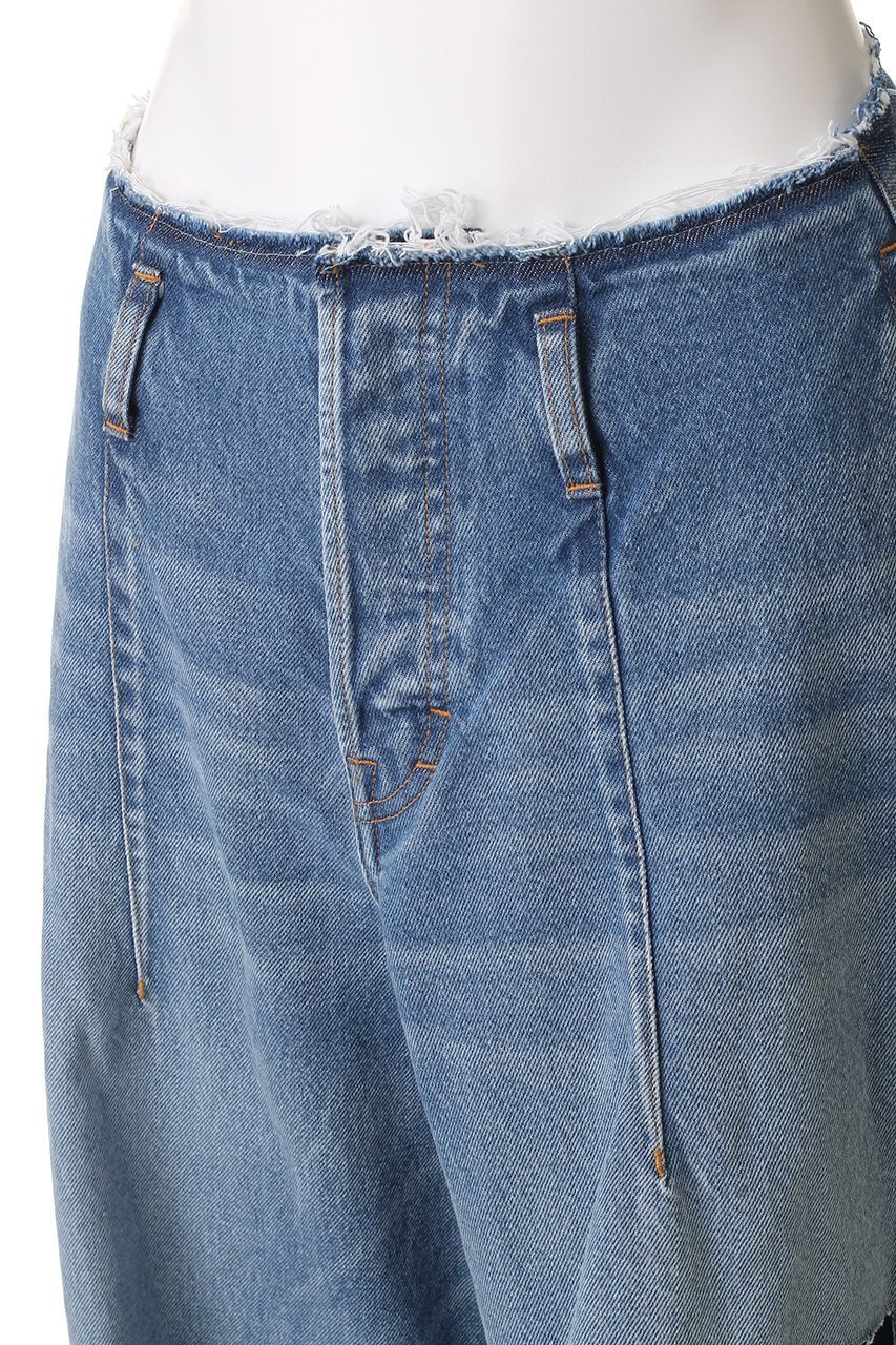 【チノ/CINOH】のデニムダメージワイドパンツ 人気、トレンドファッション・服の通販 founy(ファニー) 　ファッション　Fashion　レディースファッション　Fashion for Women　パンツ　Pants & Trousers　デニムパンツ・ジーンズ・美脚デニム　Denim Jeans & Pants　クロップド　Cropped, Short Length　ダメージ　Distressed, Destroyed　デニム　Denim, Jeans Material　ビッグ　Big, Oversized　ワイド　Wide, Wide Fit　other-5|ID: prp329100004391775 ipo3291000000032917554