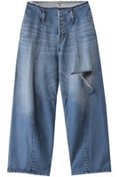 【チノ/CINOH】のデニムダメージワイドパンツ 人気、トレンドファッション・服の通販 founy(ファニー) ファッション Fashion レディースファッション Fashion for Women パンツ Pants & Trousers デニムパンツ・ジーンズ・美脚デニム Denim Jeans & Pants クロップド Cropped, Short Length ダメージ Distressed, Destroyed デニム Denim, Jeans Material ビッグ Big, Oversized ワイド Wide, Wide Fit |ID:prp329100004391775