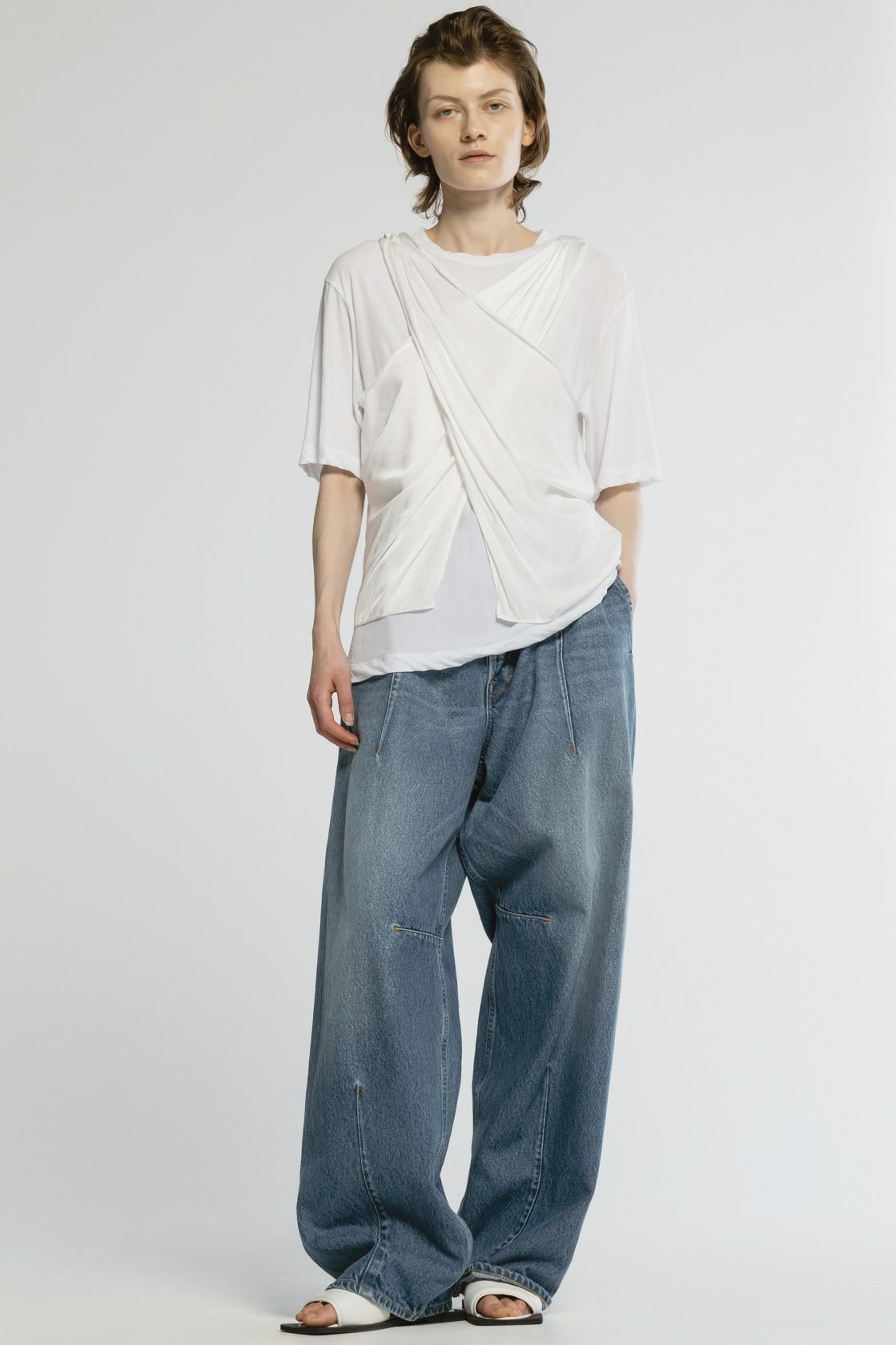 【チノ/CINOH】のデニムダーツ ワイドパンツ 人気、トレンドファッション・服の通販 founy(ファニー) 　ファッション　Fashion　レディースファッション　Fashion for Women　パンツ　Pants & Trousers　デニムパンツ・ジーンズ・美脚デニム　Denim Jeans & Pants　ウォッシュ　Washed Finish　デニム　Denim, Jeans Material　ワイド　Wide, Wide Fit　other-6|ID: prp329100004391776 ipo3291000000032917689