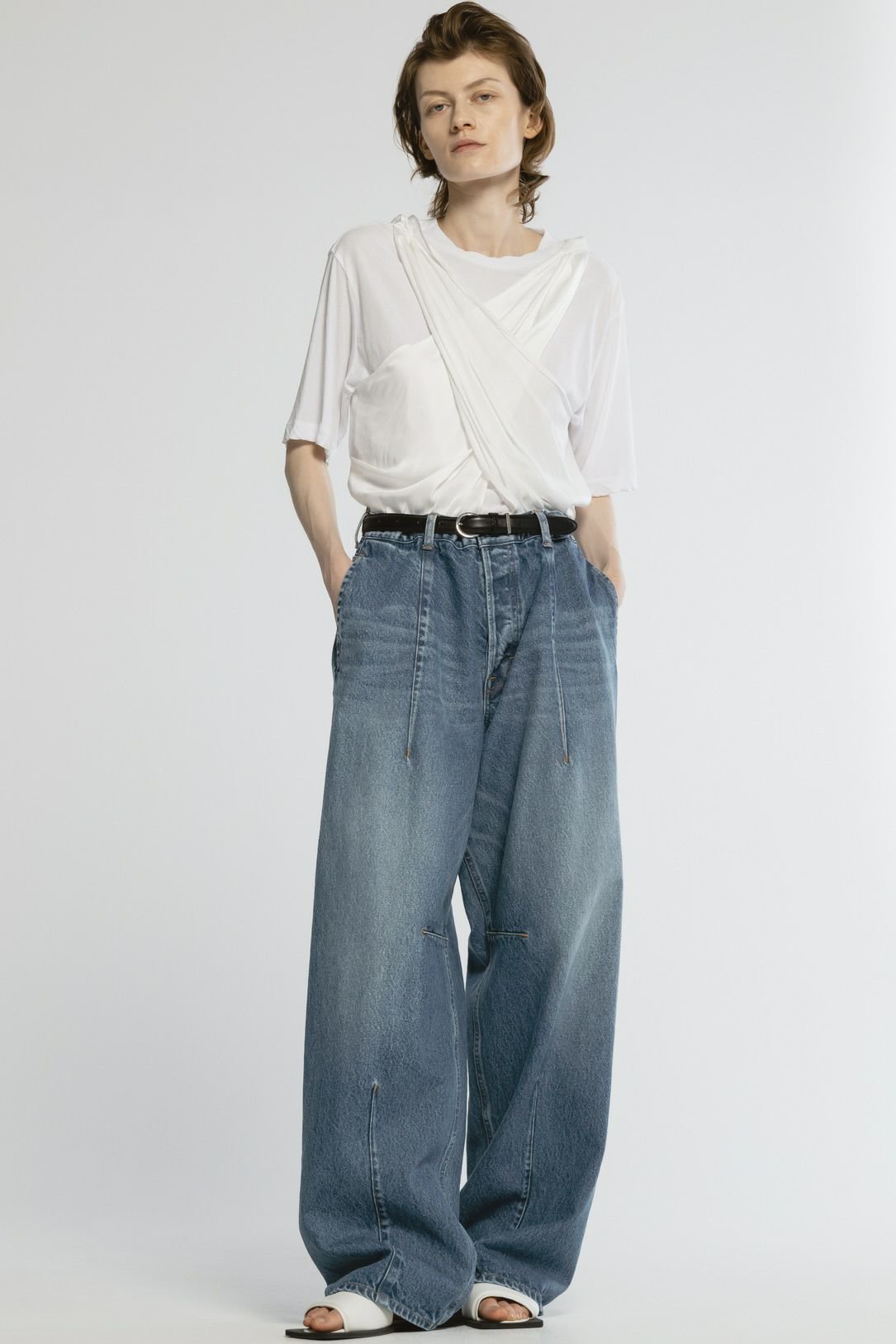 【チノ/CINOH】のデニムダーツ ワイドパンツ 人気、トレンドファッション・服の通販 founy(ファニー) 　ファッション　Fashion　レディースファッション　Fashion for Women　パンツ　Pants & Trousers　デニムパンツ・ジーンズ・美脚デニム　Denim Jeans & Pants　ウォッシュ　Washed Finish　デニム　Denim, Jeans Material　ワイド　Wide, Wide Fit　other-8|ID: prp329100004391776 ipo3291000000032917719