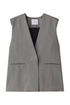 【チノ/CINOH】のサマーウールジレ 人気、トレンドファッション・服の通販 founy(ファニー) ファッション Fashion レディースファッション Fashion for Women アウター Coat / Outerwear Collection レディースジャケット・軽アウター Jackets シンプル Simple, Minimal ジャケット Jacket, Outerwear ベスト Vest, Waistcoat マニッシュ Mannish, Boyish thumbnail グレー|ID: prp329100004391781 ipo3291000000034956374