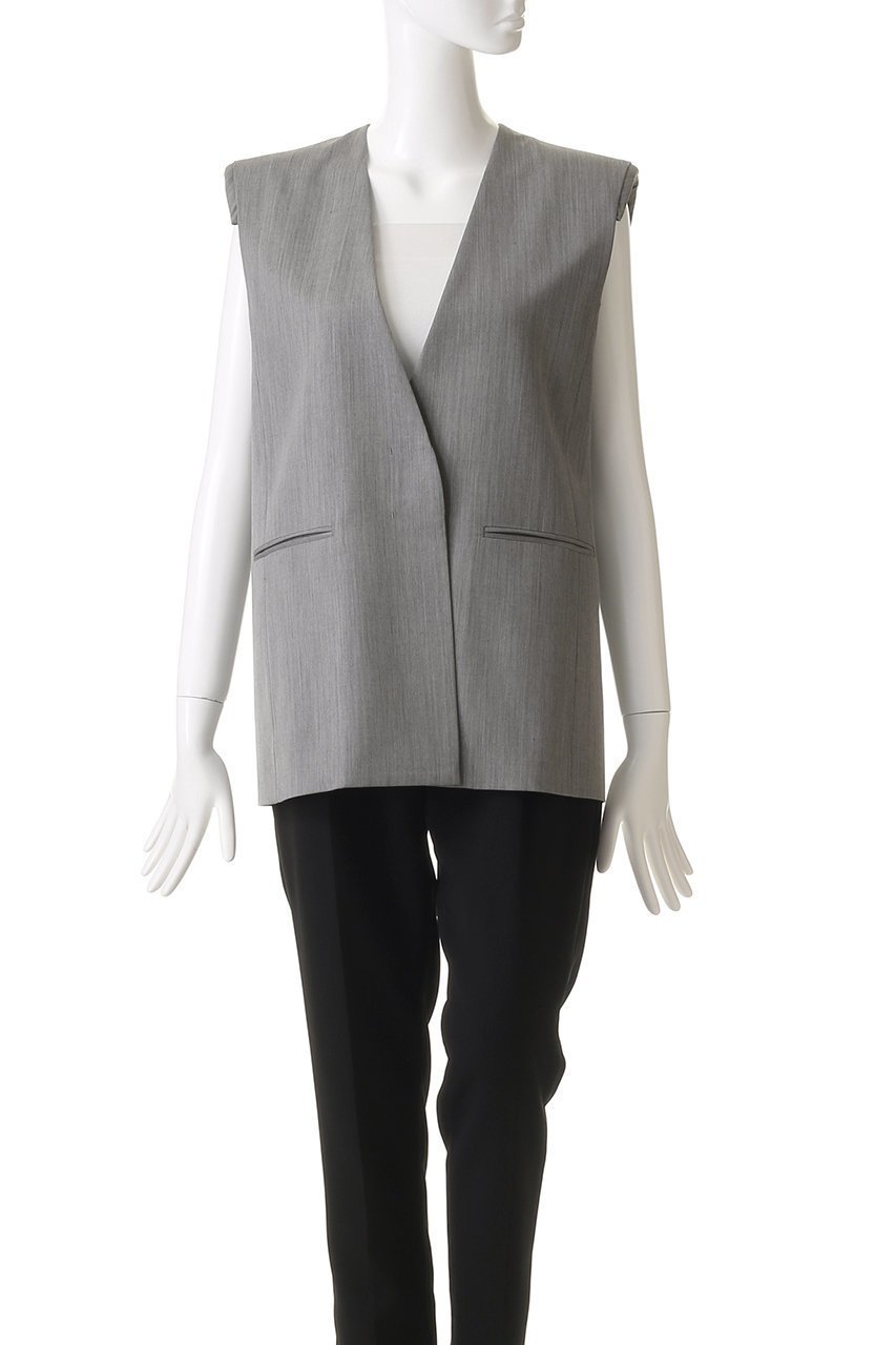 【チノ/CINOH】のサマーウールジレ 人気、トレンドファッション・服の通販 founy(ファニー) 　ファッション　Fashion　レディースファッション　Fashion for Women　アウター　Coat / Outerwear Collection　レディースジャケット・軽アウター　Jackets　シンプル　Simple, Minimal　ジャケット　Jacket, Outerwear　ベスト　Vest, Waistcoat　マニッシュ　Mannish, Boyish　other-2|ID: prp329100004391781 ipo3291000000034956375