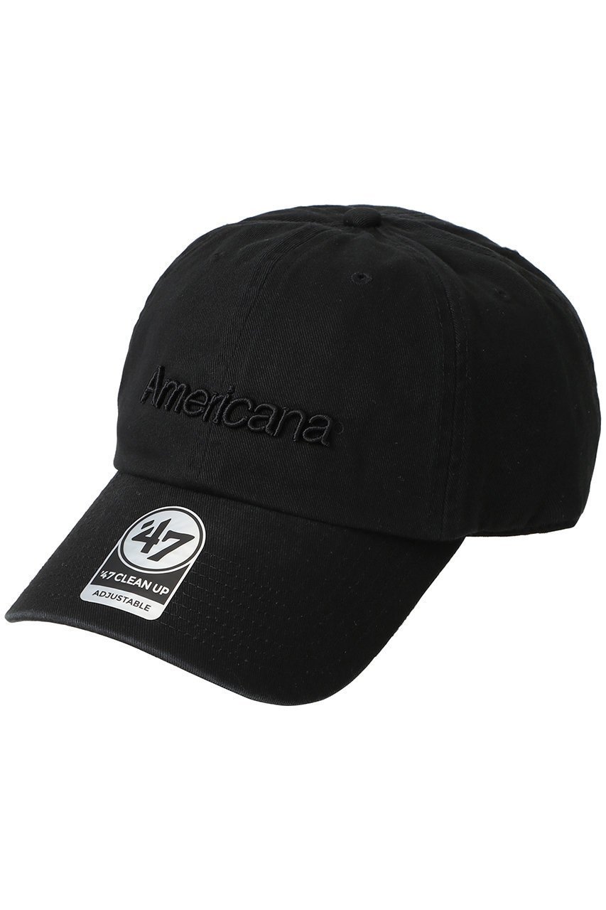 【アメリカーナ/Americana】の47クリーンナップキャップ インテリア・キッズ・メンズ・レディースファッション・服の通販 founy(ファニー) 　ファッション　Fashion　レディースファッション　Fashion for Women　キャップ&ハット　Hats & Caps　アメリカン　American Style　キャップ　Cap, Baseball Cap　クラシック　Classic, Timeless Style　スタンダード　Standard, Basic　フィット　Fit, Slim Fit　リラックス　Relax, Relaxed Fit　定番　Standard, Basic Item　帽子　Hat, Headwear　ブラック|ID: prp329100004391782 ipo3291000000035764647