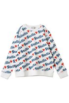 【ステラ マッカートニー/STELLA McCARTNEY / KIDS】の【KIDS】STELLA スエットシャツ 人気、トレンドファッション・服の通販 founy(ファニー) ファッション Fashion キッズファッション Fashion for Kids トップス・カットソー Cut & Sew Tops デニム Denim, Jeans Material フェミニン Feminine, Girly プリント Print, Printed Pattern thumbnail アイボリー/カラフル|ID: prp329100004391793 ipo3291000000032847209