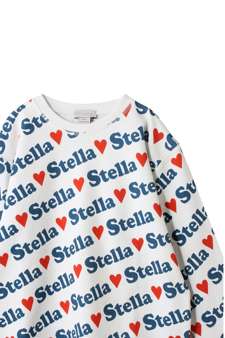 【ステラ マッカートニー/STELLA McCARTNEY / KIDS】の【KIDS】STELLA スエットシャツ 人気、トレンドファッション・服の通販 founy(ファニー) 　ファッション　Fashion　キッズファッション　Fashion for Kids　トップス・カットソー　Cut & Sew Tops　デニム　Denim, Jeans Material　フェミニン　Feminine, Girly　プリント　Print, Printed Pattern　other-3|ID: prp329100004391793 ipo3291000000032847221