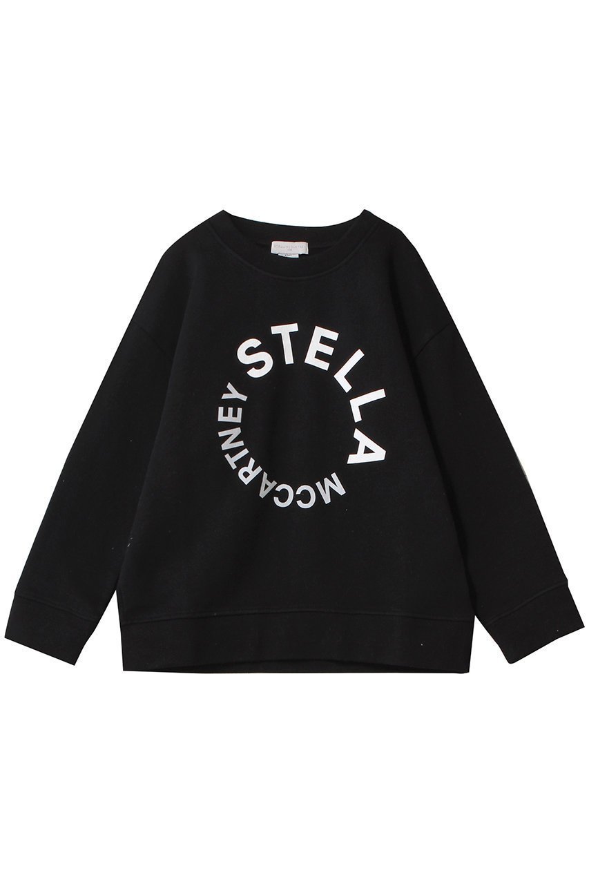 【ステラ マッカートニー/STELLA McCARTNEY / KIDS】の【KIDS】ロゴプリントスエットシャツ 人気、トレンドファッション・服の通販 founy(ファニー) 　ファッション　Fashion　キッズファッション　KIDS　トップス・カットソー　Tops/Tees/Kids　2025年　2025　2025春夏・S/S　Ss,Spring/Summer,2025　サークル　Circle　シンプル　Simple　スウェット　Sweat　プリント　Print　ロング　Long　夏　Summer　春　Spring　S/S・春夏　Ss・Spring/Summer　 other-1|ID: prp329100004391796 ipo3291000000030706282