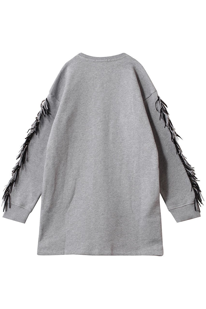 【ステラ マッカートニー/STELLA McCARTNEY / KIDS】の【KIDS】フリンジ スタージャージードレス 人気、トレンドファッション・服の通販 founy(ファニー) 　ファッション　Fashion　キッズファッション　Fashion for Kids　ワンピース　Dresses　スリーブ　Sleeve, Long Sleeve / Short Sleeve　ドレス　Dress, One-Piece　フリンジ　Fringe, Tassel　モチーフ　Motif, Design Theme　other-2|ID: prp329100004391797 ipo3291000000032847288