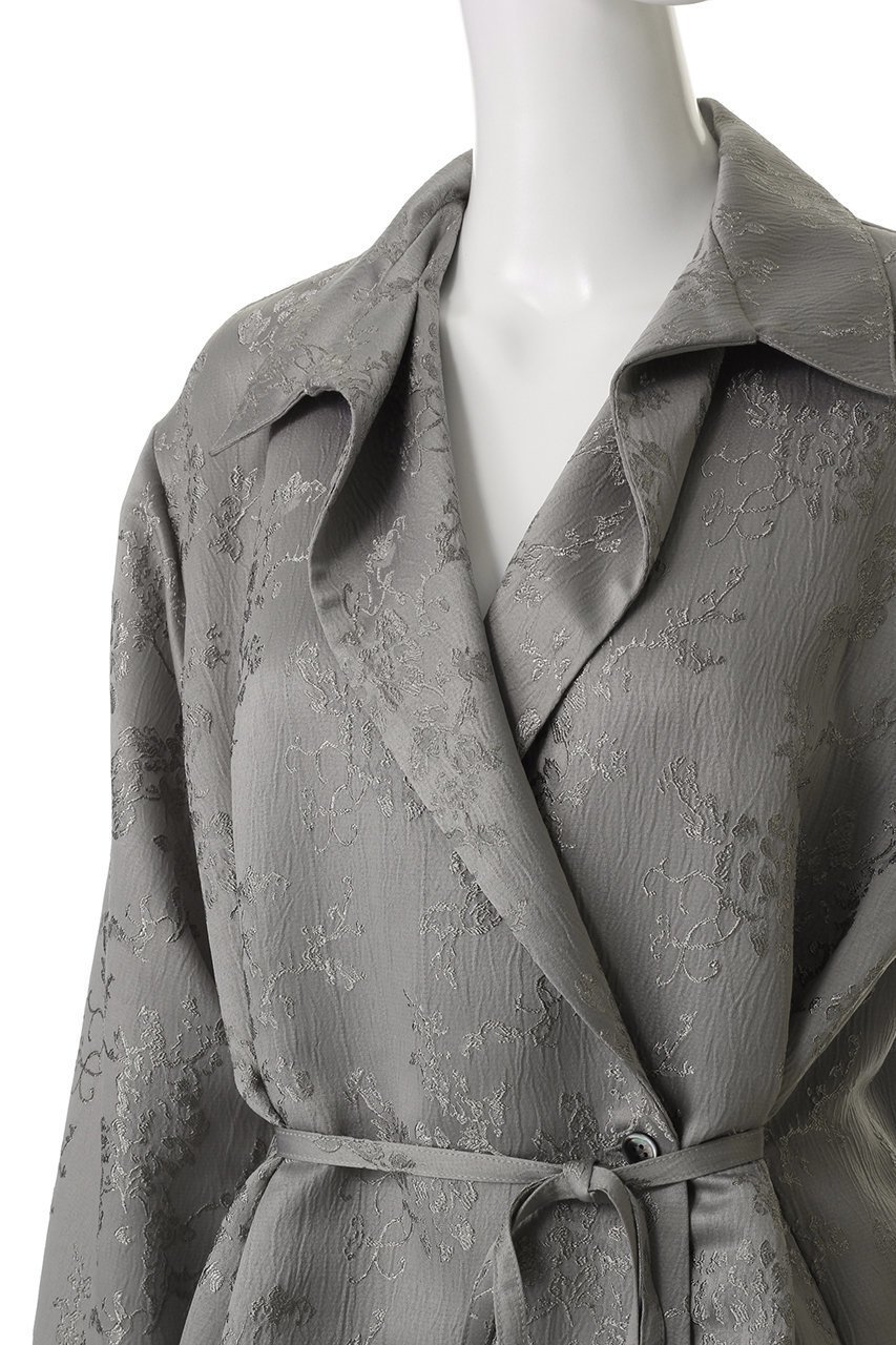 【マノフ/MANOF】のJACQUARD CACHECOEUR SHIRTS/シャツ 人気、トレンドファッション・服の通販 founy(ファニー) 　ファッション　Fashion　レディースファッション　Fashion for Women　トップス・カットソー　Cut & Sew Tops　シャツ・ブラウス・オフィスカジュアル　Elegant Blouses & Button-Ups　ジャカード／ジャガード　Jacquard, Woven Pattern　スリーブ　Sleeve, Long Sleeve / Short Sleeve　デコルテ　Décolleté, Neckline　マニッシュ　Mannish, Boyish　ロング　Long, Long-Length　エレガント 上品　Elegant　ビジネス 仕事 通勤　Business / Work / Commuting　other-5|ID: prp329100004391802 ipo3291000000034955621