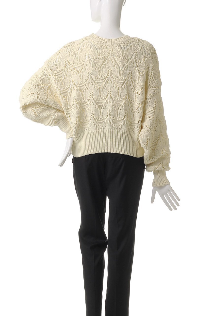 【マノフ/MANOF】のCROCHET ZIP KNIT TOPS/ニット 人気、トレンドファッション・服の通販 founy(ファニー) 　ファッション　Fashion　レディースファッション　Fashion for Women　トップス・カットソー　Cut & Sew Tops　ニット　Knit Tops & Sweaters　カジュアルプルオーバー・ニットトップス　Pullovers & Knit Tops / Casual Pullovers　インナー　Innerwear　ジップ　Zip, Zipper　春　Spring　透かし　Cut-Out, Lacework　other-4|ID: prp329100004391803 ipo3291000000032948849