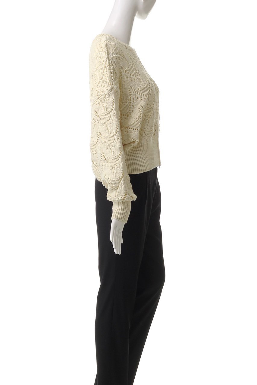 【マノフ/MANOF】のCROCHET ZIP KNIT TOPS/ニット 人気、トレンドファッション・服の通販 founy(ファニー) 　ファッション　Fashion　レディースファッション　Fashion for Women　トップス・カットソー　Cut & Sew Tops　ニット　Knit Tops & Sweaters　カジュアルプルオーバー・ニットトップス　Pullovers & Knit Tops / Casual Pullovers　インナー　Innerwear　ジップ　Zip, Zipper　春　Spring　透かし　Cut-Out, Lacework　other-3|ID: prp329100004391803 ipo3291000000034957114