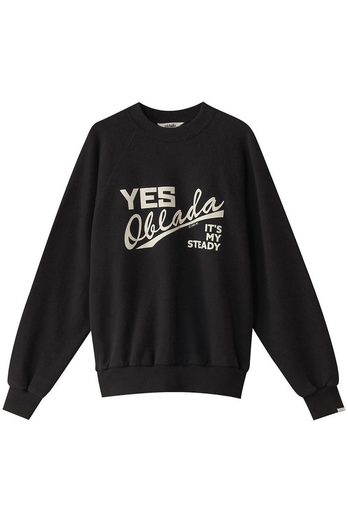 【オブラダ/Oblada】のYES オブラダロゴスウェット インテリア・キッズ・メンズ・レディースファッション・服の通販 founy(ファニー) https://founy.com/ ファッション Fashion レディースファッション WOMEN トップス・カットソー Tops/Tshirt シャツ/ブラウス Shirts/Blouses パーカ Sweats ロング / Tシャツ T-Shirts スウェット Sweat カットソー Cut and Sewn スリーブ Sleeve トレンド Trend フレア Flare ボトム Bottom ロング Long ワイド Wide 定番 Standard |ID: prp329100004391805 ipo3291000000030706302