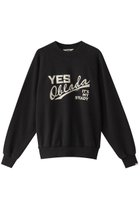 【オブラダ/Oblada】のYES オブラダロゴスウェット 人気、トレンドファッション・服の通販 founy(ファニー) ファッション Fashion レディースファッション Fashion for Women トップス・カットソー Cut & Sew Tops シャツ・ブラウス・オフィスカジュアル Elegant Blouses & Button-Ups レディースパーカー・カジュアルフーディー Casual Hoodies & Sweatshirts ロングTシャツ・Tシャツ Longline T-Shirts & Tees スウェット・クルーネックトップス Sweatshirts & Crewnecks / Relaxed Fit Sweat Tops カットソー・ベーシックTシャツ Cut-and-Sewn Tops / Stretch Tees & Basics スリーブ Sleeve, Long Sleeve / Short Sleeve トレンド Trend, Trending Now フレア Flare, Flared ボトム Bottoms, Lower Wear ロング Long, Long-Length ワイド Wide, Wide Fit 定番 Standard, Basic Item thumbnail ブラック|ID: prp329100004391805 ipo3291000000032872575