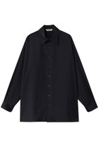 【オブラダ/Oblada】のBLOKE サテンシャツ 人気、トレンドファッション・服の通販 founy(ファニー) ファッション Fashion レディースファッション Fashion for Women トップス・カットソー Cut & Sew Tops シャツ・ブラウス・オフィスカジュアル Elegant Blouses & Button-Ups なめらか Smooth, Silky Texture サテン Satin, Glossy Fabric スリーブ Sleeve, Long Sleeve / Short Sleeve ロング Long, Long-Length エレガント 上品 Elegant thumbnail ネイビー|ID: prp329100004391809 ipo3291000000032861859