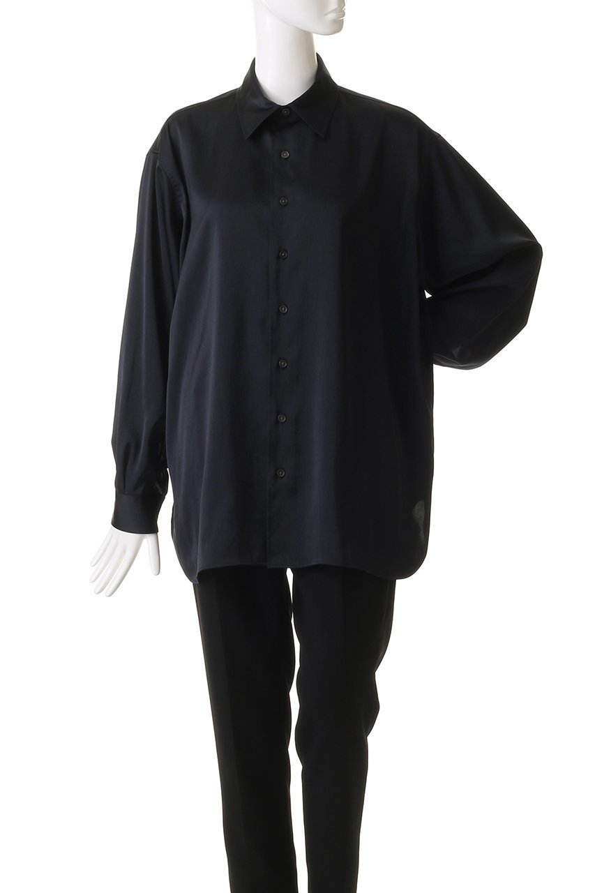 【オブラダ/Oblada】のBLOKE サテンシャツ 人気、トレンドファッション・服の通販 founy(ファニー) 　ファッション　Fashion　レディースファッション　Fashion for Women　トップス・カットソー　Cut & Sew Tops　シャツ・ブラウス・オフィスカジュアル　Elegant Blouses & Button-Ups　なめらか　Smooth, Silky Texture　サテン　Satin, Glossy Fabric　スリーブ　Sleeve, Long Sleeve / Short Sleeve　ロング　Long, Long-Length　エレガント 上品　Elegant　other-2|ID: prp329100004391809 ipo3291000000032861864