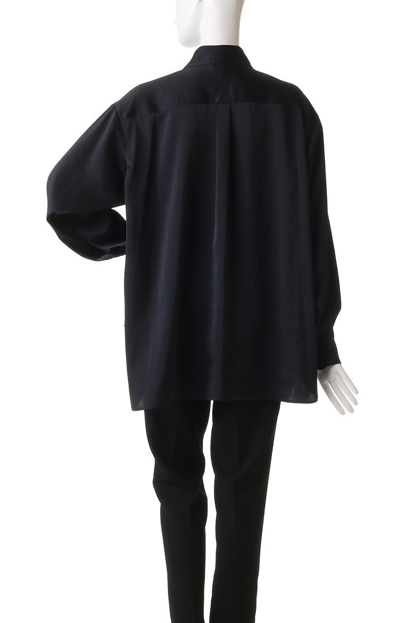 【オブラダ/Oblada】のBLOKE サテンシャツ 人気、トレンドファッション・服の通販 founy(ファニー) 　ファッション　Fashion　レディースファッション　Fashion for Women　トップス・カットソー　Cut & Sew Tops　シャツ・ブラウス・オフィスカジュアル　Elegant Blouses & Button-Ups　なめらか　Smooth, Silky Texture　サテン　Satin, Glossy Fabric　スリーブ　Sleeve, Long Sleeve / Short Sleeve　ロング　Long, Long-Length　エレガント 上品　Elegant　other-4|ID: prp329100004391809 ipo3291000000032861875