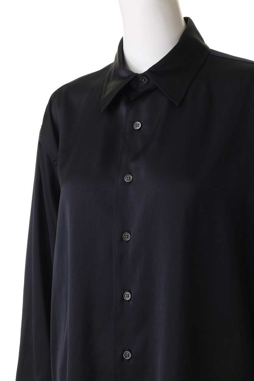 【オブラダ/Oblada】のBLOKE サテンシャツ 人気、トレンドファッション・服の通販 founy(ファニー) 　ファッション　Fashion　レディースファッション　Fashion for Women　トップス・カットソー　Cut & Sew Tops　シャツ・ブラウス・オフィスカジュアル　Elegant Blouses & Button-Ups　なめらか　Smooth, Silky Texture　サテン　Satin, Glossy Fabric　スリーブ　Sleeve, Long Sleeve / Short Sleeve　ロング　Long, Long-Length　エレガント 上品　Elegant　other-5|ID: prp329100004391809 ipo3291000000032861881