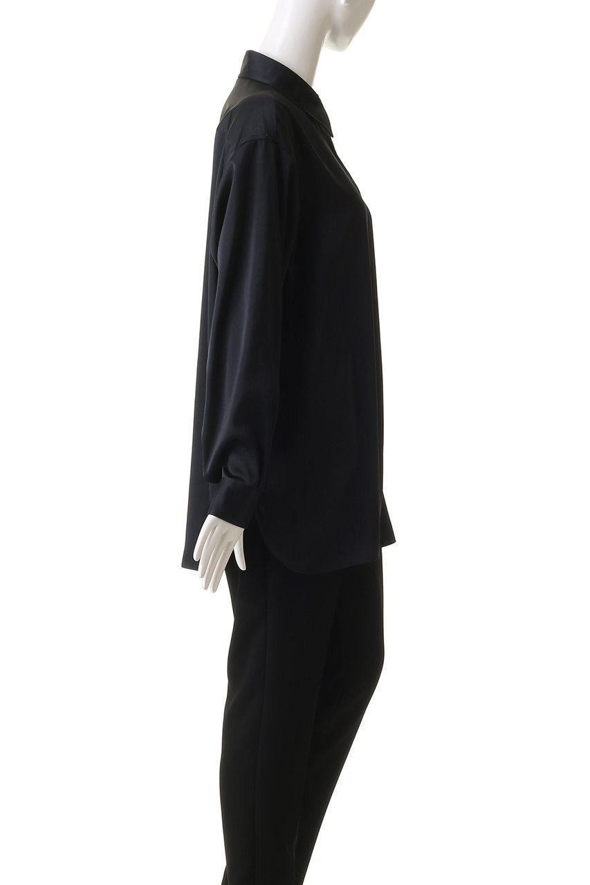 【オブラダ/Oblada】のBLOKE サテンシャツ 人気、トレンドファッション・服の通販 founy(ファニー) 　ファッション　Fashion　レディースファッション　Fashion for Women　トップス・カットソー　Cut & Sew Tops　シャツ・ブラウス・オフィスカジュアル　Elegant Blouses & Button-Ups　なめらか　Smooth, Silky Texture　サテン　Satin, Glossy Fabric　スリーブ　Sleeve, Long Sleeve / Short Sleeve　ロング　Long, Long-Length　エレガント 上品　Elegant　other-3|ID: prp329100004391809 ipo3291000000035958300