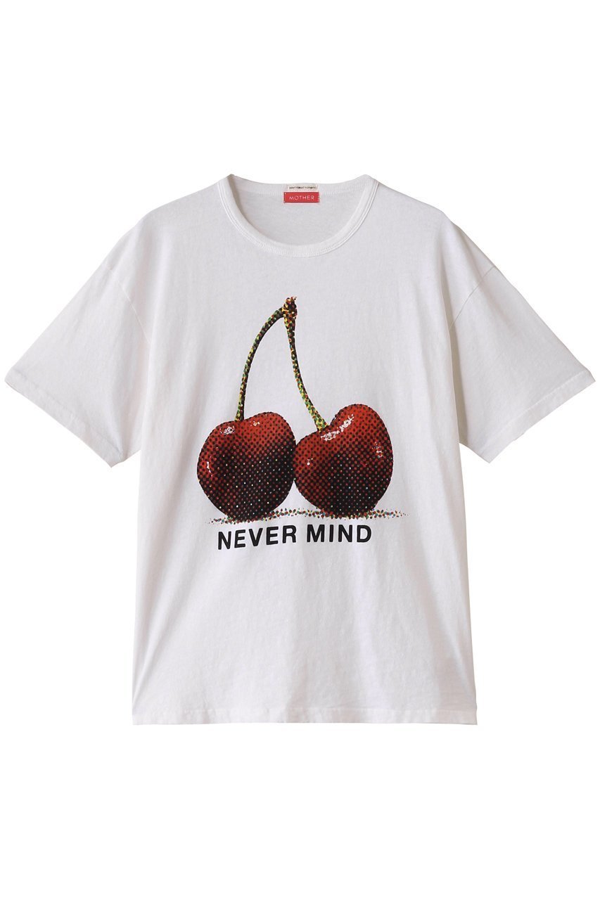 【マザー/MOTHER】のNEVER MIND プリントTシャツ(NVM) 人気、トレンドファッション・服の通販 founy(ファニー) 　ファッション　Fashion　レディースファッション　WOMEN　トップス・カットソー　Tops/Tshirt　シャツ/ブラウス　Shirts/Blouses　ロング / Tシャツ　T-Shirts　カットソー　Cut and Sewn　2025年　2025　2025春夏・S/S　Ss,Spring/Summer,2025　ショート　Short　スリーブ　Sleeve　プリント　Print　モチーフ　Motif　ロング　Long　夏　Summer　春　Spring　S/S・春夏　Ss・Spring/Summer　 other-1|ID: prp329100004391818 ipo3291000000030706338