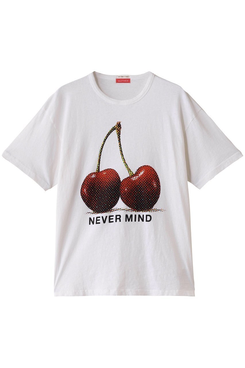 【マザー/MOTHER】のNEVER MIND プリントTシャツ(NVM) 人気、トレンドファッション・服の通販 founy(ファニー) 　ファッション　Fashion　レディースファッション　Ladies' Fashion Online　トップス・カットソー　Tops/Tshirt　シャツ/ブラウス　Shirts/Blouses　ロング / Tシャツ　T-Shirts　カットソー　Cut and Sewn　ショート　Short　スリーブ　Sleeve　プリント　Print　モチーフ　Motif　ロング　Long　再入荷　Restock/Back In Stock/Re Arrival　 other-1|ID: prp329100004391818 ipo3291000000032629771