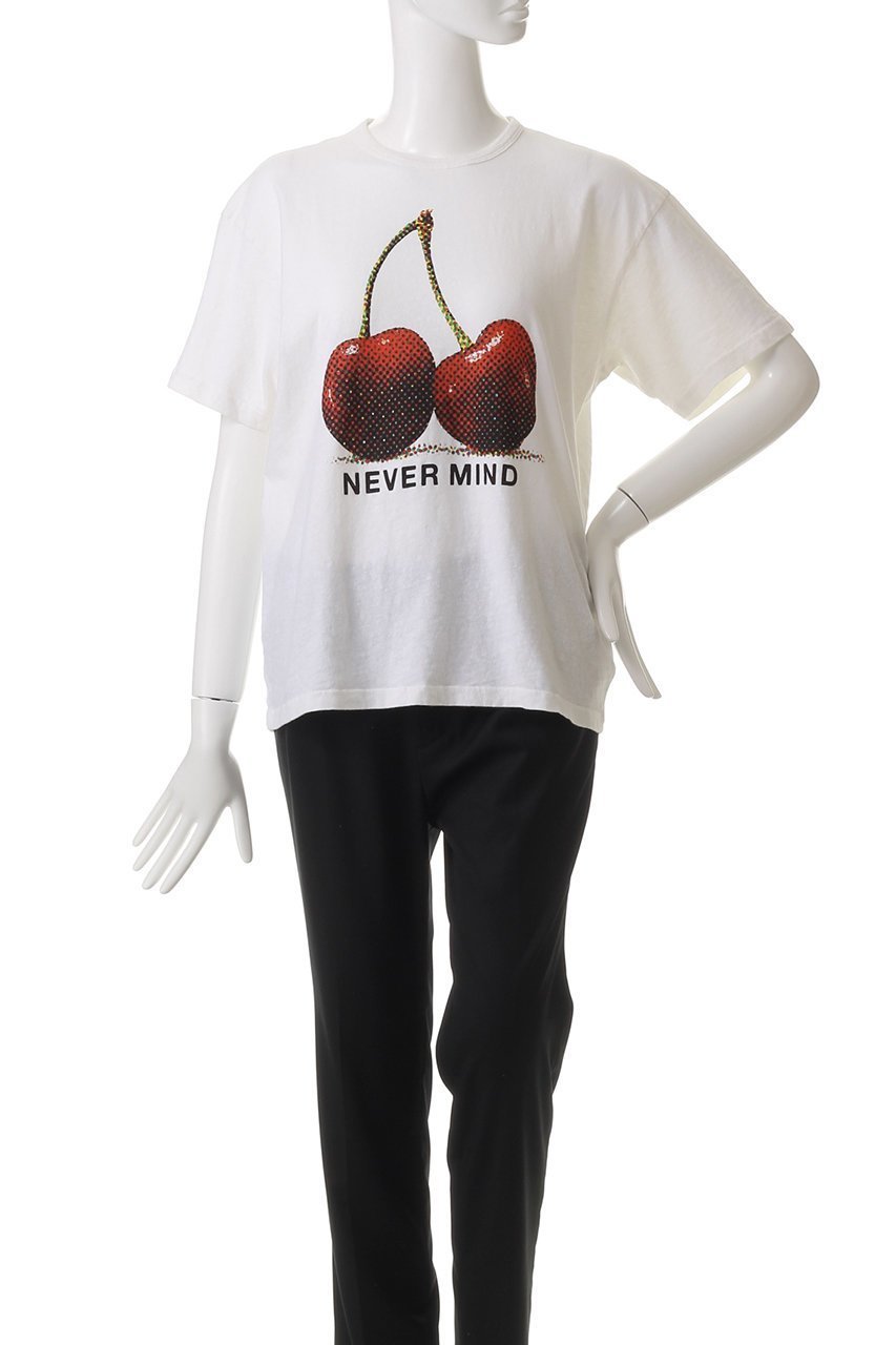 【マザー/MOTHER】のNEVER MIND プリントTシャツ(NVM) 人気、トレンドファッション・服の通販 founy(ファニー) 　ファッション　Fashion　レディースファッション　Ladies' Fashion Online　トップス・カットソー　Tops/Tshirt　シャツ/ブラウス　Shirts/Blouses　ロング / Tシャツ　T-Shirts　カットソー　Cut and Sewn　ショート　Short　スリーブ　Sleeve　プリント　Print　モチーフ　Motif　ロング　Long　再入荷　Restock/Back In Stock/Re Arrival　other-2|ID: prp329100004391818 ipo3291000000032629773