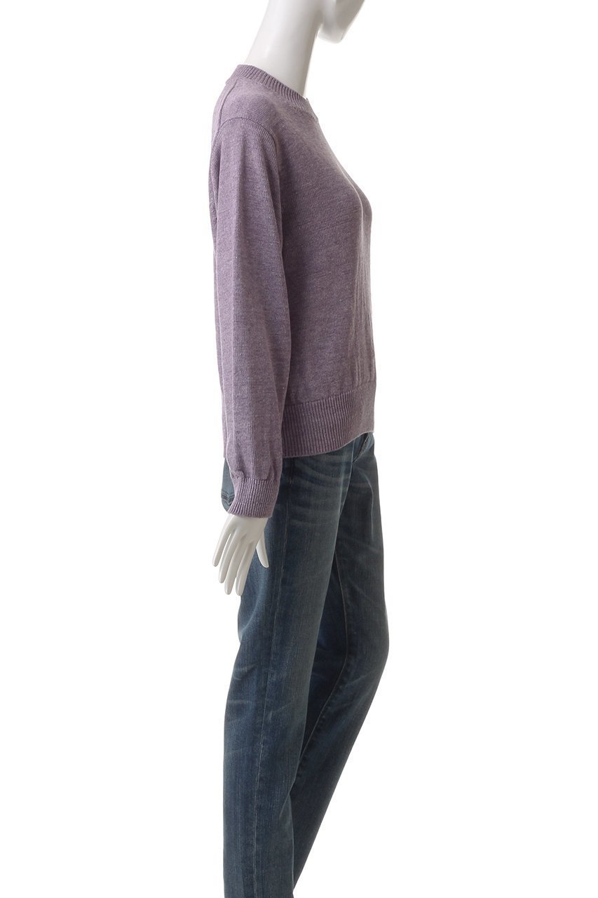 【バトナー/BATONER】のWASHED ハイカウント リネンクルーネック 人気、トレンドファッション・服の通販 founy(ファニー) 　ファッション　Fashion　レディースファッション　Fashion for Women　トップス・カットソー　Cut & Sew Tops　ニット　Knit Tops & Sweaters　カジュアルプルオーバー・ニットトップス　Pullovers & Knit Tops / Casual Pullovers　なめらか　Smooth, Silky Texture　インナー　Innerwear　フランス　France, French　リネン　Linen, Linen Fabric　リラックス　Relax, Relaxed Fit　other-3|ID: prp329100004391829 ipo3291000000032948726