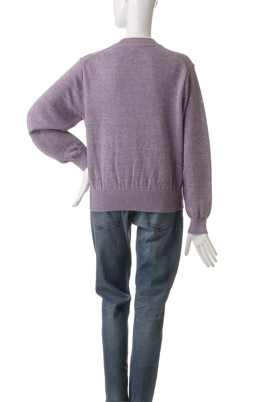 【バトナー/BATONER】のWASHED ハイカウント リネンクルーネック 人気、トレンドファッション・服の通販 founy(ファニー) 　ファッション　Fashion　レディースファッション　Fashion for Women　トップス・カットソー　Cut & Sew Tops　ニット　Knit Tops & Sweaters　カジュアルプルオーバー・ニットトップス　Pullovers & Knit Tops / Casual Pullovers　なめらか　Smooth, Silky Texture　インナー　Innerwear　フランス　France, French　リネン　Linen, Linen Fabric　リラックス　Relax, Relaxed Fit　other-4|ID: prp329100004391829 ipo3291000000032948731