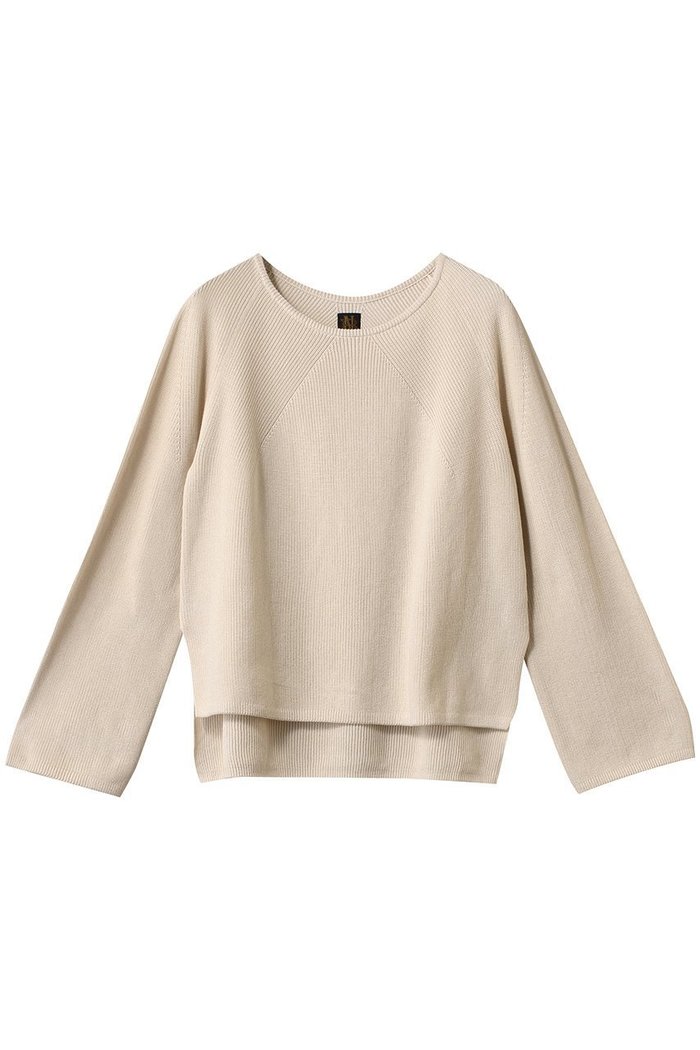【バトナー/BATONER】のTHE SEAISLAND コットンシグネチャーボートネック インテリア・キッズ・メンズ・レディースファッション・服の通販 founy(ファニー) https://founy.com/ ファッション Fashion レディースファッション Fashion for Women トップス・カットソー Cut & Sew Tops ニット Knit Tops & Sweaters カジュアルプルオーバー・ニットトップス Pullovers & Knit Tops / Casual Pullovers なめらか Smooth, Silky Texture デニム Denim, Jeans Material フレア Flare, Flared |ID: prp329100004391830 ipo3291000000032948745