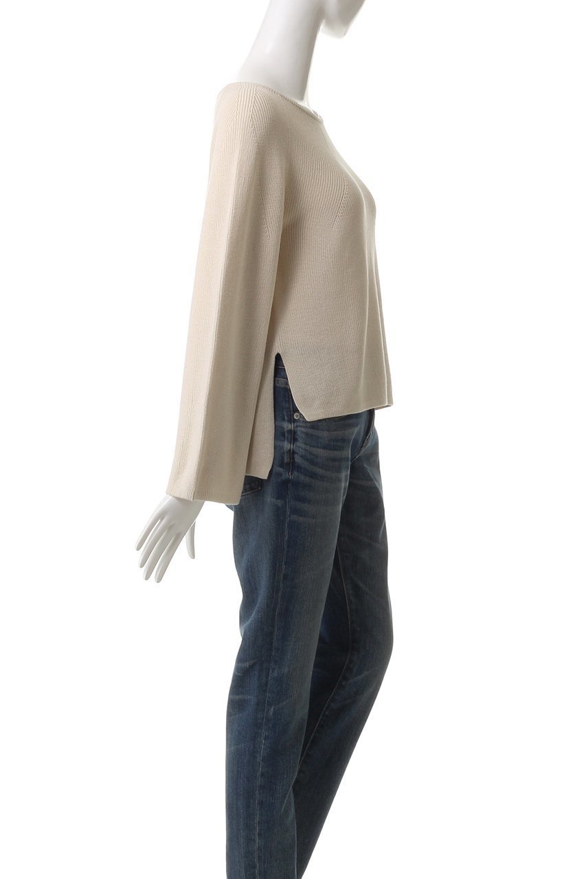 【バトナー/BATONER】のTHE SEAISLAND コットンシグネチャーボートネック 人気、トレンドファッション・服の通販 founy(ファニー) 　ファッション　Fashion　レディースファッション　Fashion for Women　トップス・カットソー　Cut & Sew Tops　ニット　Knit Tops & Sweaters　カジュアルプルオーバー・ニットトップス　Pullovers & Knit Tops / Casual Pullovers　なめらか　Smooth, Silky Texture　デニム　Denim, Jeans Material　フレア　Flare, Flared　other-3|ID: prp329100004391830 ipo3291000000032948767