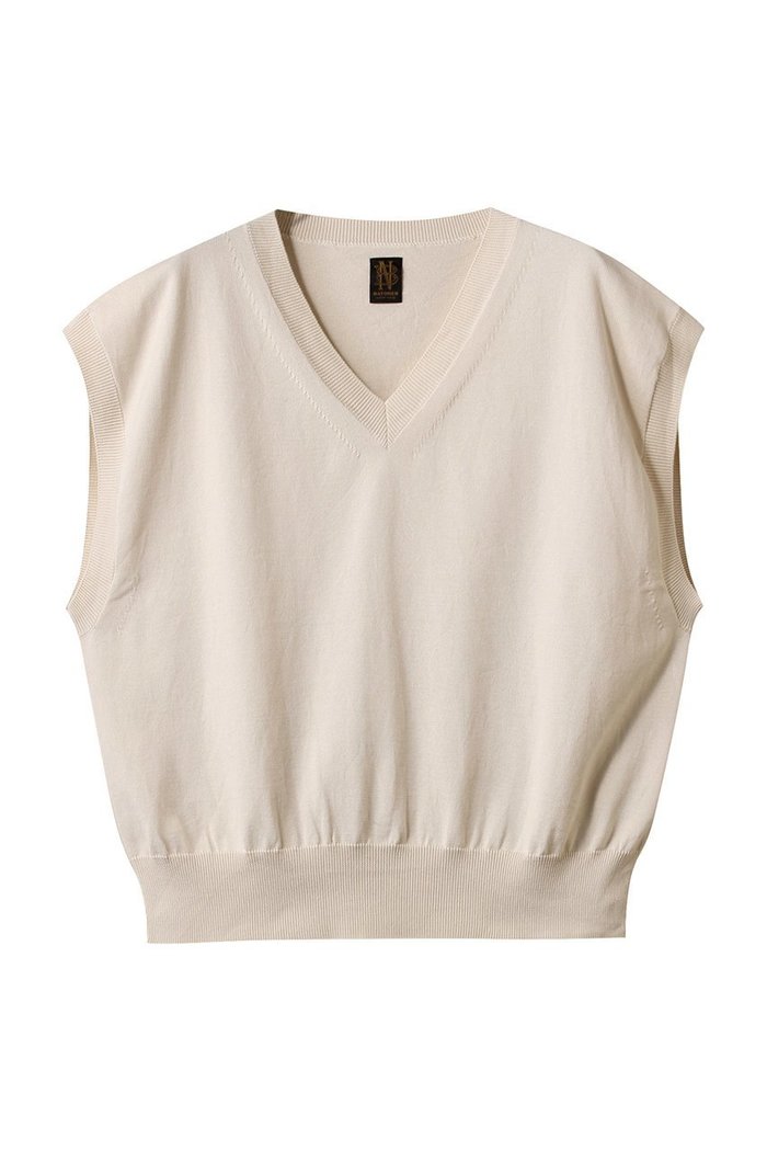 【バトナー/BATONER】のTHE SEAISLAND コットンVネックベスト インテリア・キッズ・メンズ・レディースファッション・服の通販 founy(ファニー) https://founy.com/ ファッション Fashion レディースファッション Fashion for Women トップス・カットソー Cut & Sew Tops ニット Knit Tops & Sweaters ベスト&ジレ / 重ね着スタイル Vests & Gilets カジュアルプルオーバー・ニットトップス Pullovers & Knit Tops / Casual Pullovers Vネックトップス V-Neck Tops / V-Cut Neckline Shirts なめらか Smooth, Silky Texture トレンド Trend, Trending Now バランス Balance, Style Balance ベスト Vest, Waistcoat |ID: prp329100004391831 ipo3291000000032948791