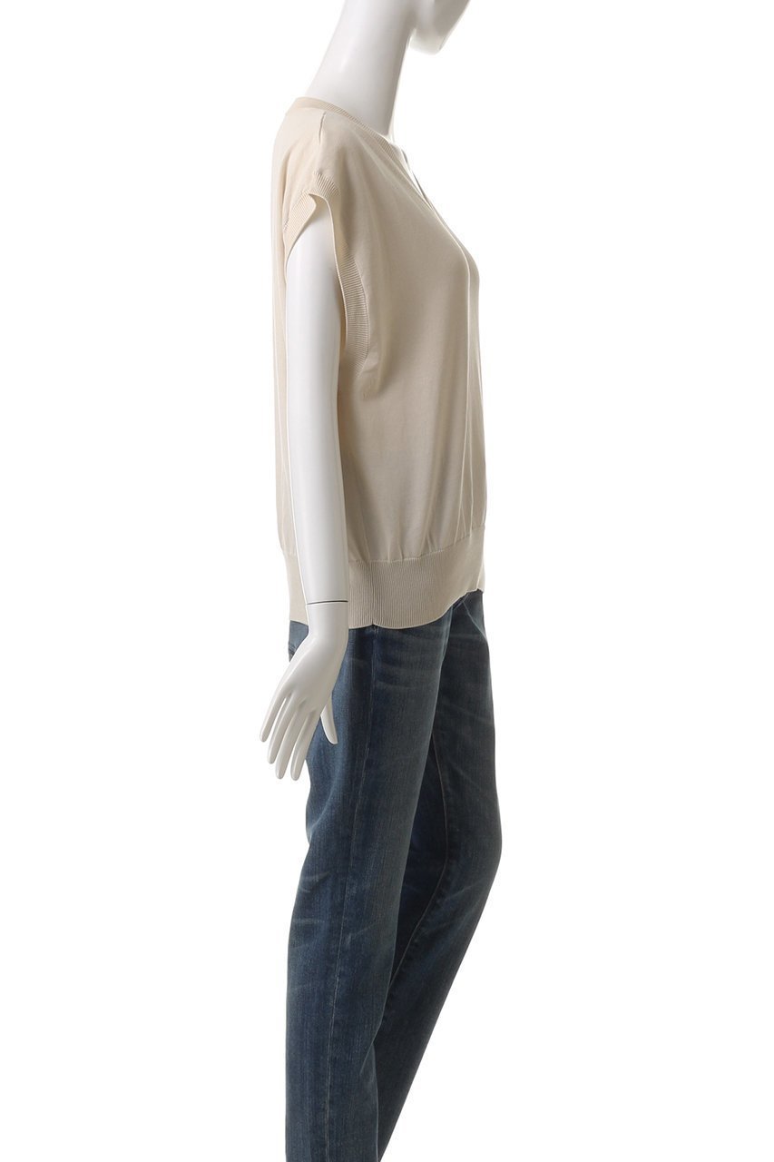 【バトナー/BATONER】のTHE SEAISLAND コットンVネックベスト 人気、トレンドファッション・服の通販 founy(ファニー) 　ファッション　Fashion　レディースファッション　Fashion for Women　トップス・カットソー　Cut & Sew Tops　ニット　Knit Tops & Sweaters　ベスト&ジレ / 重ね着スタイル　Vests & Gilets　カジュアルプルオーバー・ニットトップス　Pullovers & Knit Tops / Casual Pullovers　Vネックトップス　V-Neck Tops / V-Cut Neckline Shirts　なめらか　Smooth, Silky Texture　トレンド　Trend, Trending Now　バランス　Balance, Style Balance　ベスト　Vest, Waistcoat　other-3|ID: prp329100004391831 ipo3291000000032948809